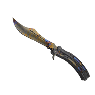 ★ Butterfly Knife | Case Hardened (Minimal Wear)
