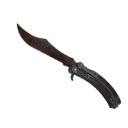 ★ Butterfly Knife | Rust Coat (Battle-Scarred)