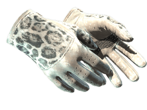 ★ Driver Gloves | Snow Leopard (Well-Worn)