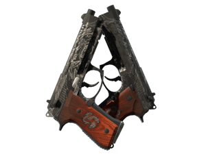 Dual Berettas | Dualing Dragons (Field-Tested)