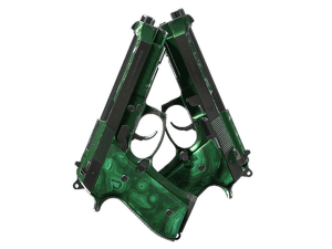 Dual Berettas | Polished Malachite (Field-Tested)