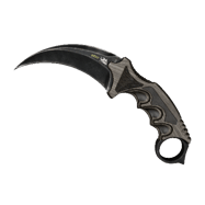 ★ Karambit | Black Laminate (Field-Tested)