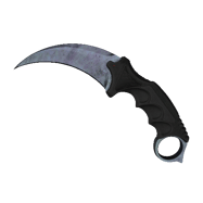 ★ Karambit | Blue Steel (Battle-Scarred)