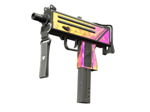 MAC-10 | Disco Tech (Well-Worn)