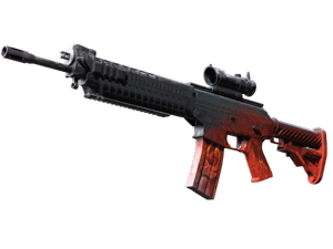 SG 553 | Darkwing (Minimal Wear)