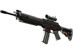 SG 553 | Heavy Metal (Well-Worn)
