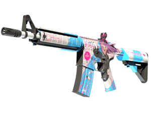 StatTrak™ M4A4 | Temukau (Minimal Wear)