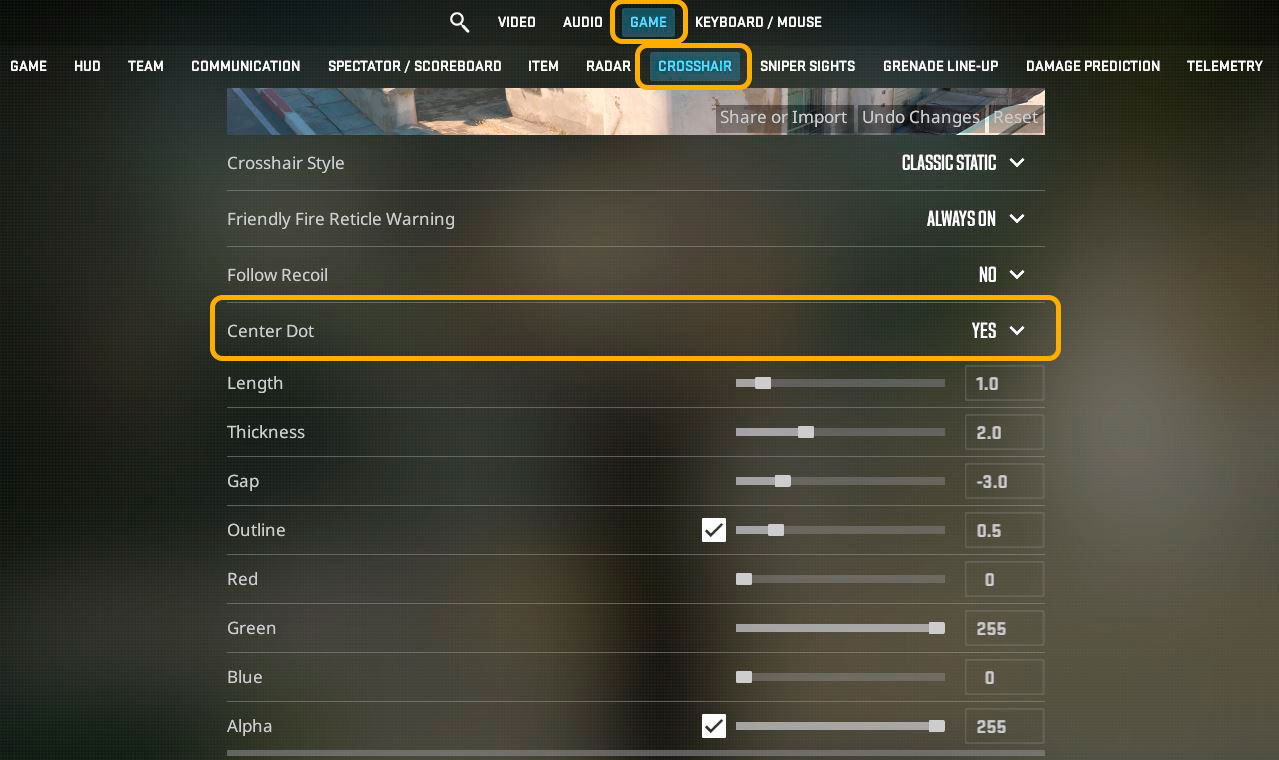 Mira de punto en CS2: Cómo configurar el Dot ideal para headshots - Фото 1