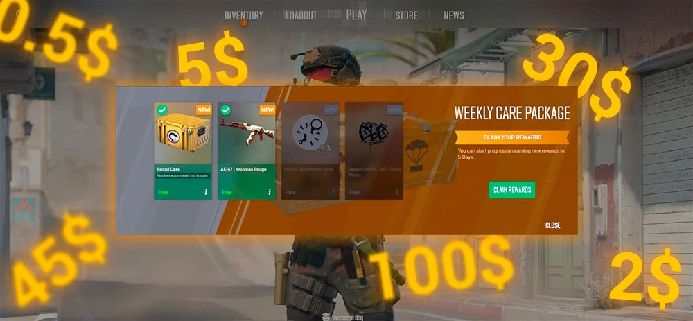 Еженедельный дроп в КС 2: Все о системе наград в 2026 году