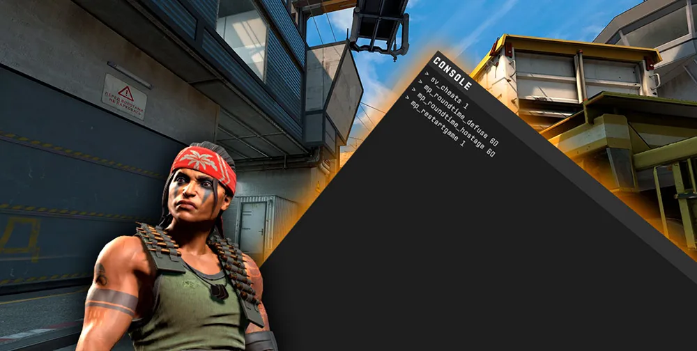 Как сделать бесконечное время и разминку в CS2: Команды для консоли